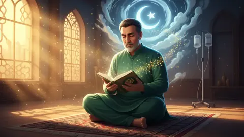 Animated editorial illustration for: Nauman Ijaz reveals dual cancer diagnosis in recovery story