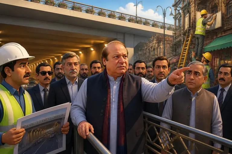 Nawaz Sharif conducts surprise visit in Lahore, inspects development projects