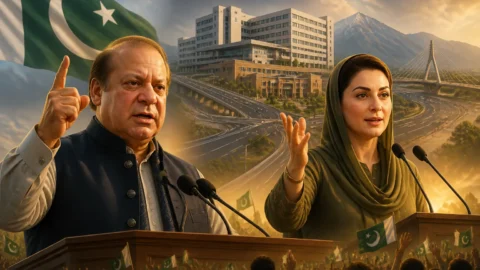 اس خبر کے لیے متحرک اداریاتی خاکہ: نواز شریف نے پیپلز پارٹی کی شکایت پر حیرت کا اظہار کیا