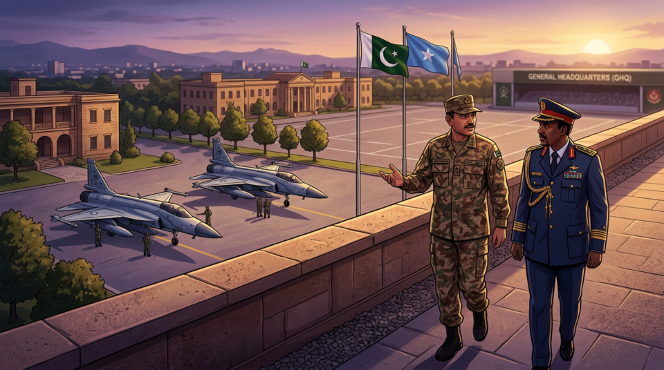 Pakistan, Somalia Chiefs Discuss Enhanced Defence Cooperation