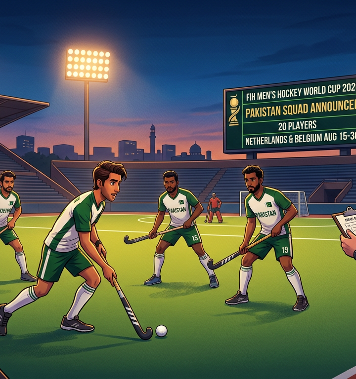 Pakistan announces 20-member squad for 2026 Hockey World Cup