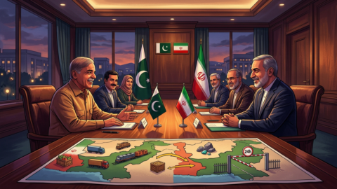 Pakistan, Iran Reaffirm $10 Billion Trade Target