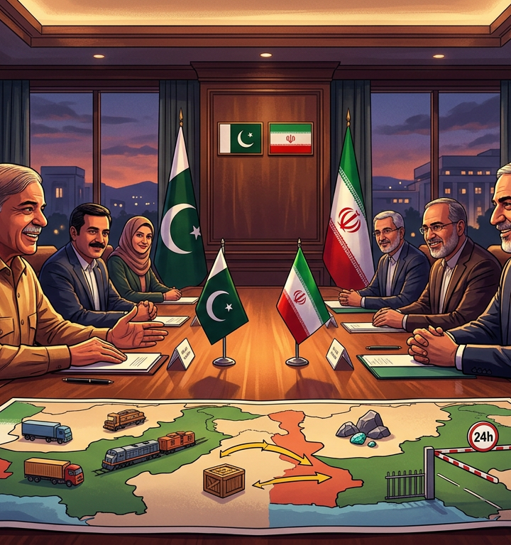 Pakistan, Iran Reaffirm $10 Billion Trade Target