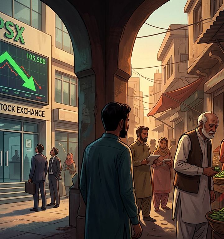 Pakistan Stock Market Trades Lower; July Inflation Eases to 9.2%