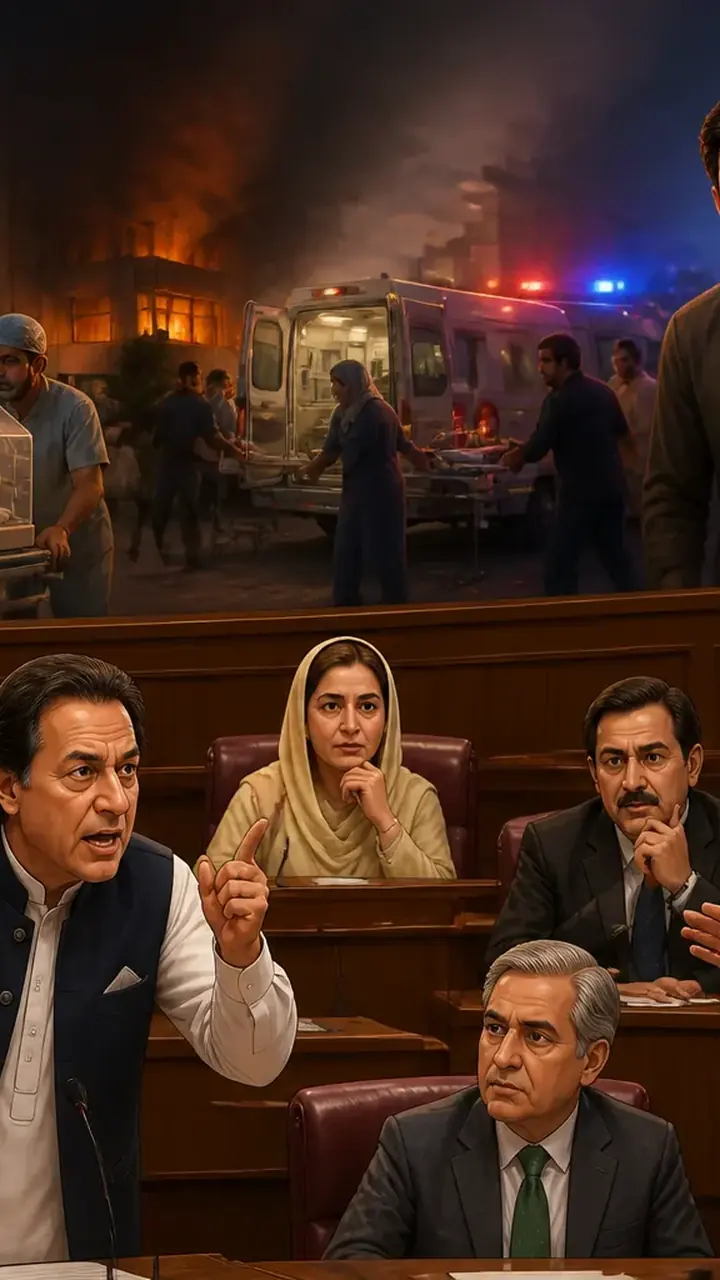 اس خبر کے لیے متحرک اداریاتی خاکہ: پمز آتشزدگی: 14 نومولود بچوں کی میتیں ورثاء کے حوالے