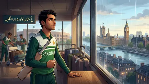 اس خبر کے لیے متحرک اداریاتی خاکہ: دورہ انگلینڈ کے لیے پاکستان انڈر 19 اسکواڈ کا اعلان