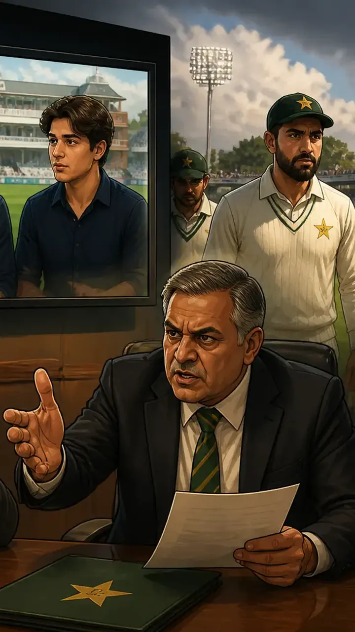 اس خبر کے لیے متحرک اداریاتی خاکہ: قومی ٹیم عمران خان کے بیٹوں کے انٹرویو سے لاعلم تھی، کوچ سرفراز احمد