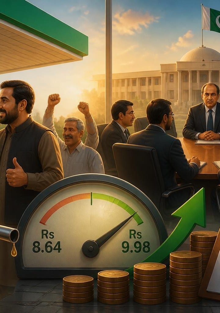 پیٹرولیم ڈیلرز کی ہڑتال مارجن میں اضافے کے بعد ختم