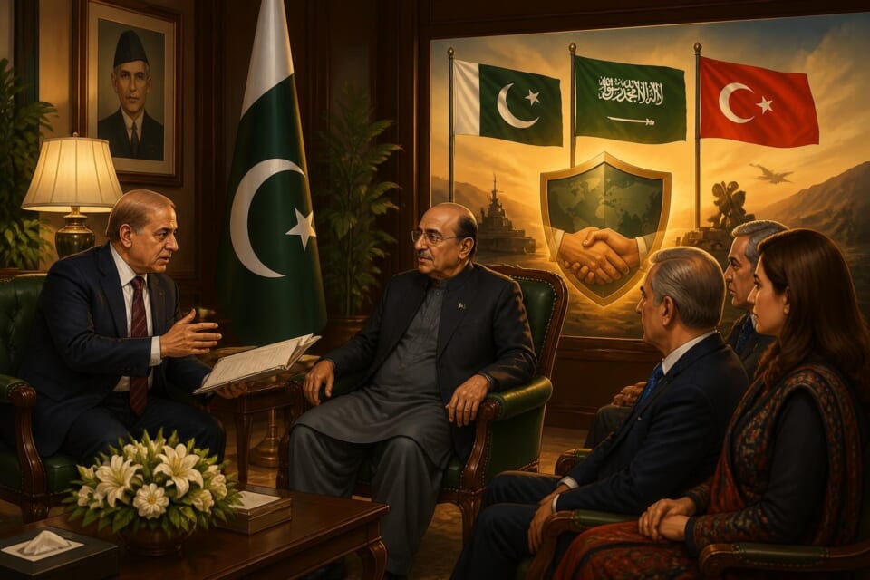 وزیراعظم شہباز شریف کی صدر زرداری سے ملاقات، سہ فریقی معاہدے اور سیکیورٹی پر بریفنگ
