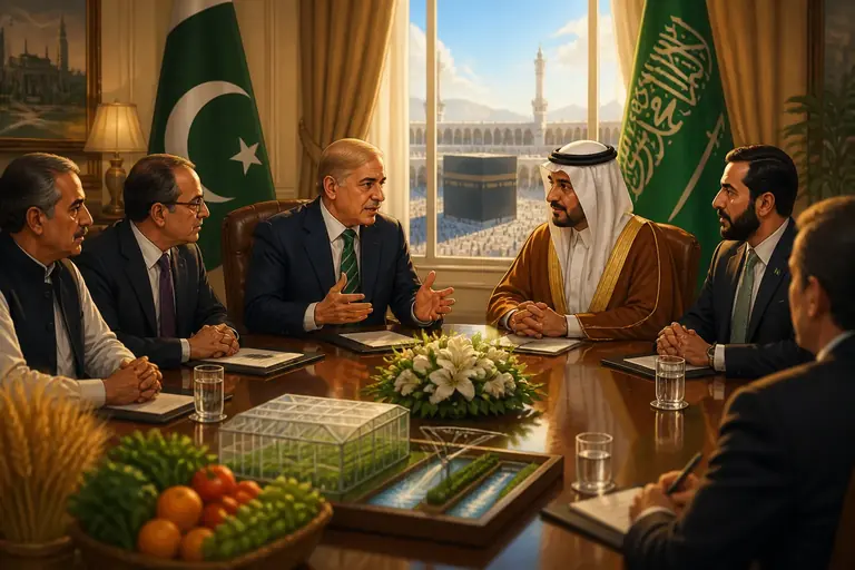 PM Shehbaz calls for deeper Pakistan-Saudi economic ties after Makkah pact