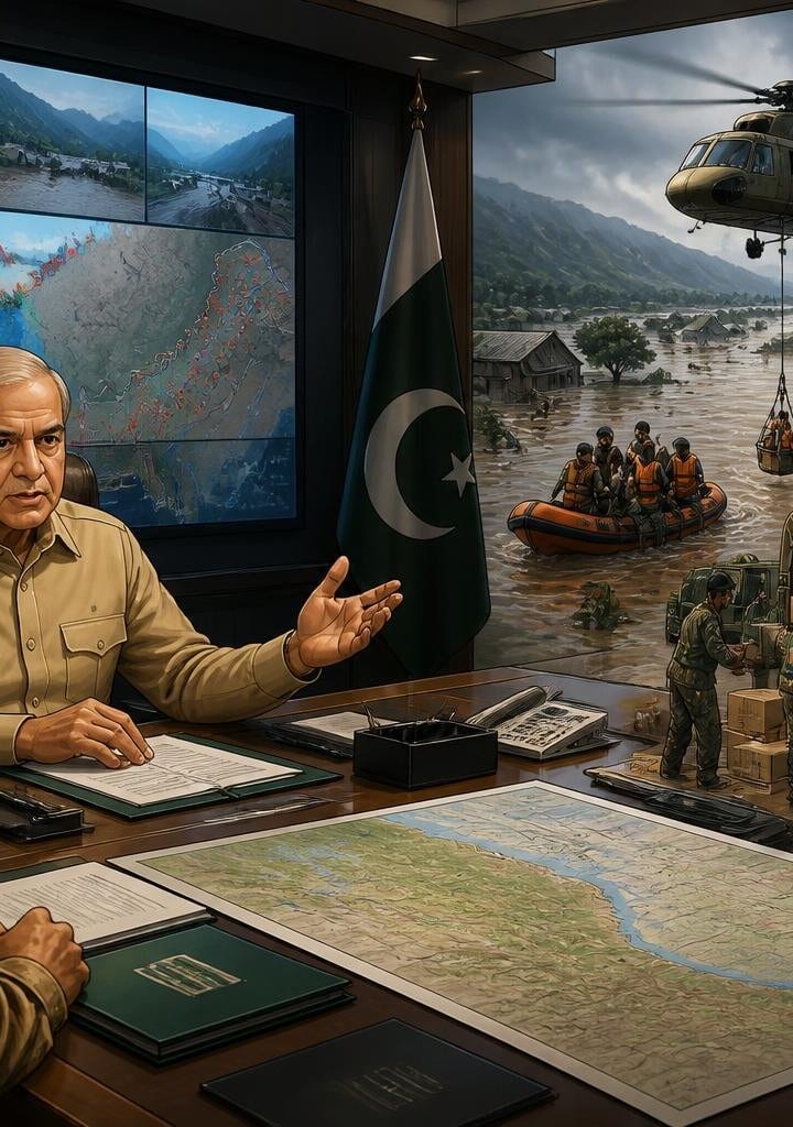 PM Shehbaz directs NDMA to ensure relief for flood-hit areas
