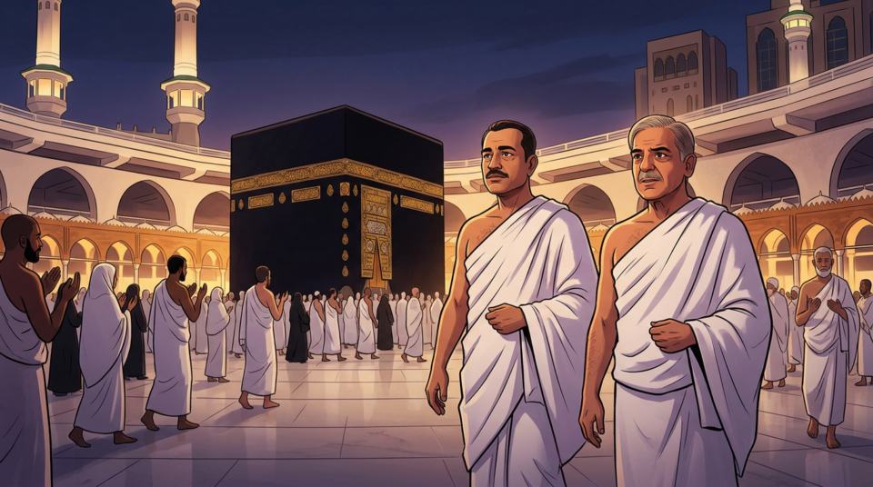 PM Shehbaz Sharif, Army Chief Asim Munir Perform Umrah in Makkah