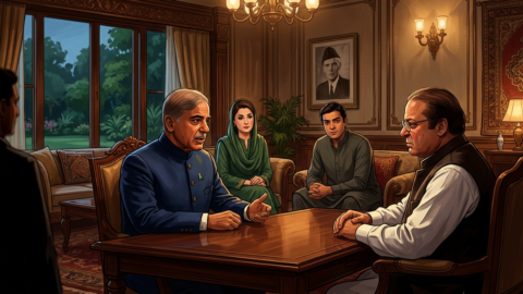 وزیراعظم شہباز شریف اور نواز شریف کی اہم ملاقات
