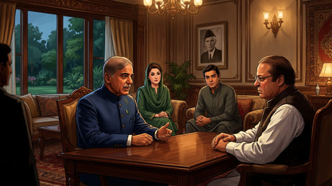 PM Shehbaz Sharif Meets Nawaz Sharif in Raiwind