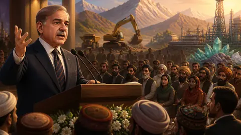 اس خبر کے لیے متحرک اداریاتی خاکہ: وزیراعظم شہباز شریف کا بلوچستان کی مینوفیکچرنگ انڈسٹری کو فروغ دینے کے منصوبے کا انکشاف