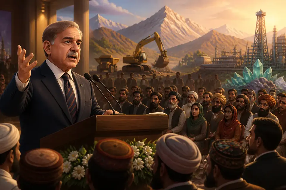 اس خبر کے لیے متحرک اداریاتی خاکہ: وزیراعظم شہباز شریف کا بلوچستان کی مینوفیکچرنگ انڈسٹری کو فروغ دینے کے منصوبے کا انکشاف