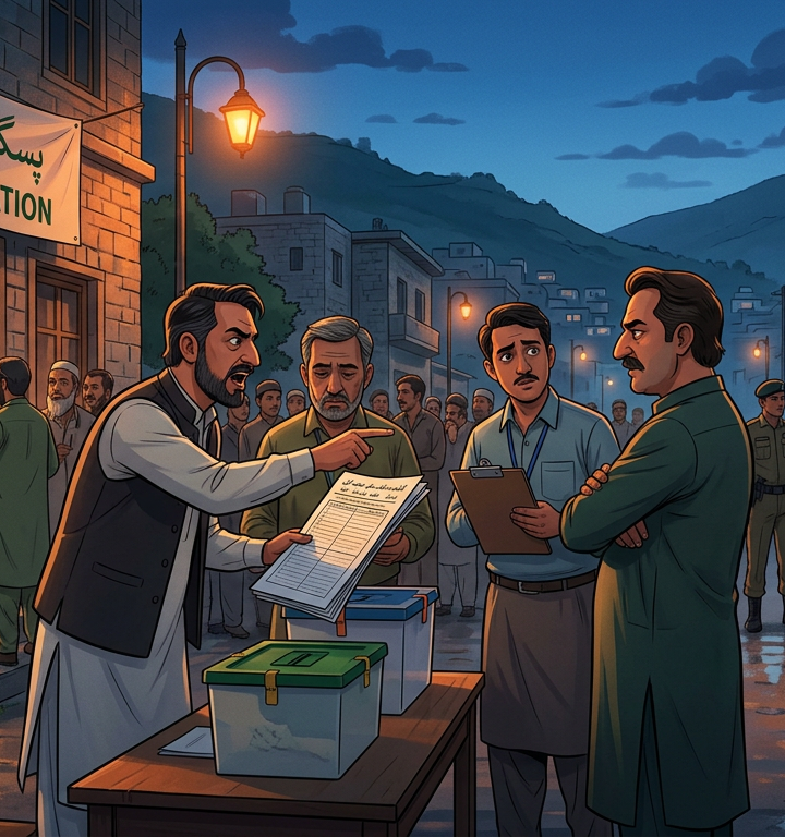 AJK انتخابات: تنویر الیاس نیلم میں شکست خوردہ، IPP کا تیسرے مرحلے کا بائیکاٹ