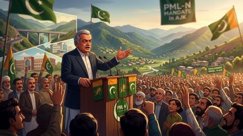 Amir Muqam Announces PML-N Government Formation in AJK