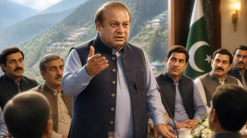 اس خبر کے لیے متحرک اداریاتی خاکہ: نواز شریف کی زیر صدارت مری میں اجلاس، آزاد کشمیر کی نشستوں اور ترقیاتی منصوبوں پر غور