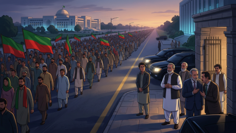سینیٹر طلحہ محمود کا پی ٹی آئی کے احتجاج کو بڑا چیلنج