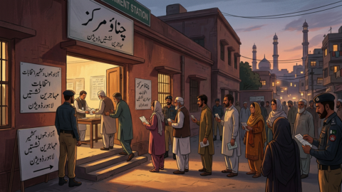 فیصل آباد نے آزاد کشمیر مہاجر نشستوں کی ووٹنگ میں حصہ لیا