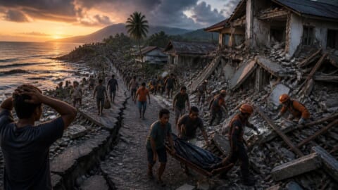 Powerful 7.7-Magnitude Quake in Indonesia Kills at Least 20 People