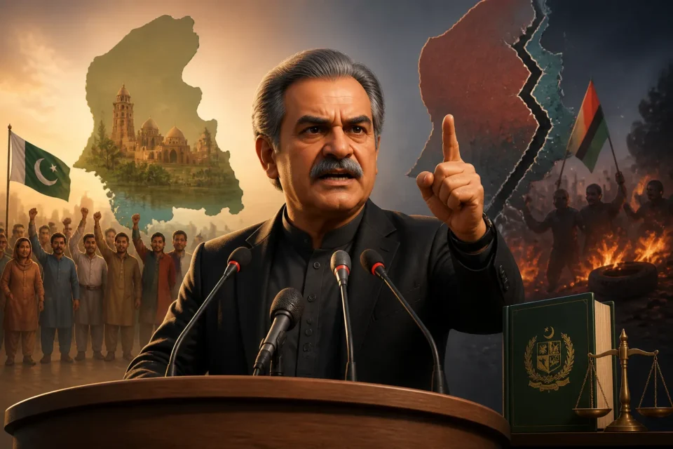 اس خبر کے لیے متحرک اداریاتی خاکہ: نئے صوبوں کی تشکیل پر پیپلز پارٹی اور ایم کیو ایم میں لفظی جنگ