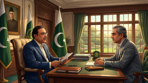 صدر زرداری کی وزیر داخلہ نقوی سے ملاقات