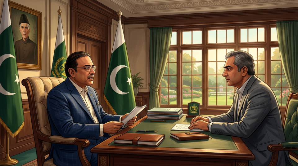 President Zardari and Interior Minister Naqvi Discuss National Affairs