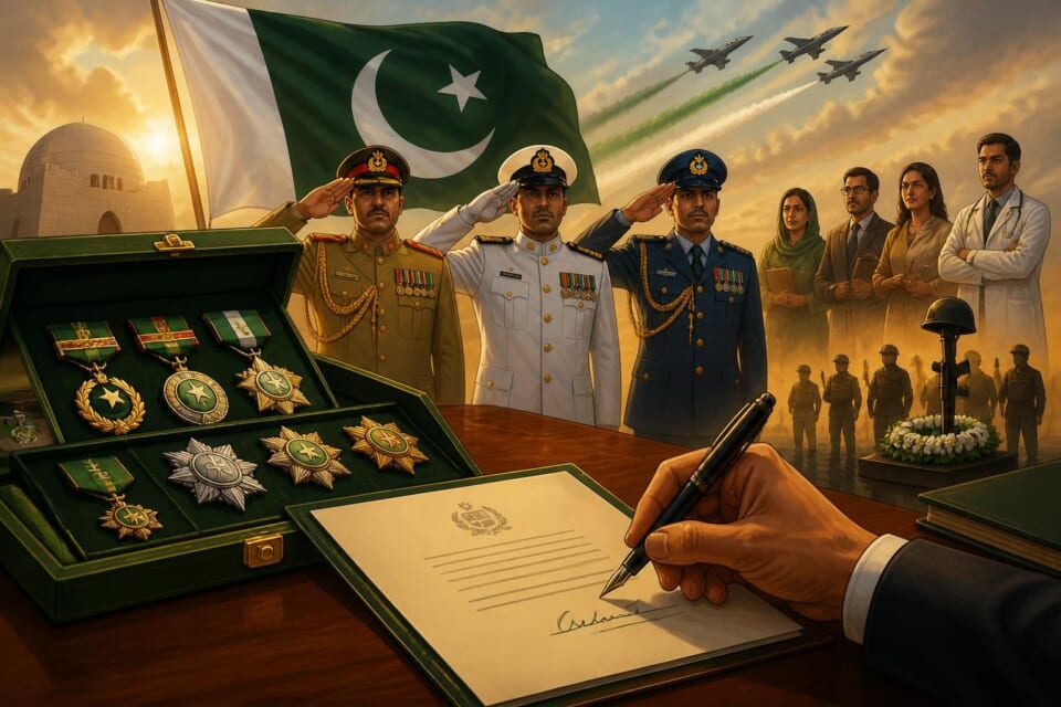 صدر زرداری نے یوم آزادی پر فوجی اور سول ایوارڈز کی منظوری دے دی