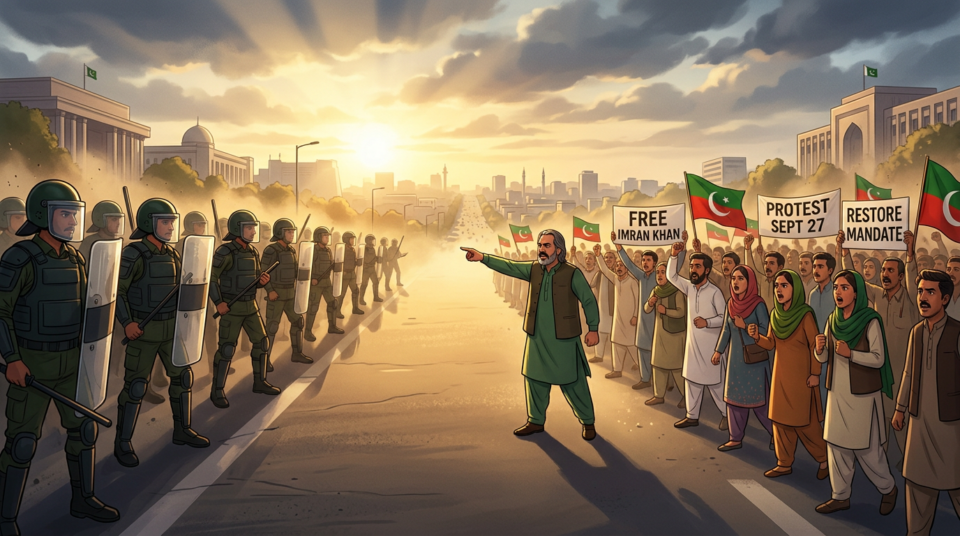 PTI Announces Nationwide Protest on September 27 for Imran Khan’s Release