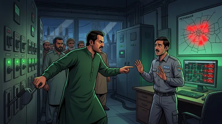 PTI MPA’s Aide Forcibly Restores Power at Peshawar Grid Station
