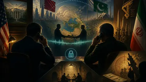 اس خبر کے لیے متحرک اداریاتی خاکہ: تہران نے ٹرمپ کا ‘شکست کا پیغام’ مسترد کر دیا، خفیہ مذاکرات پر تنازع جاری