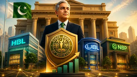 اس خبر کے لیے متحرک اداریاتی خاکہ: اسٹیٹ بینک نے 2026 کے لیے HBL، UBL اور NBP کو اہم ترین بینک قرار دے دیا