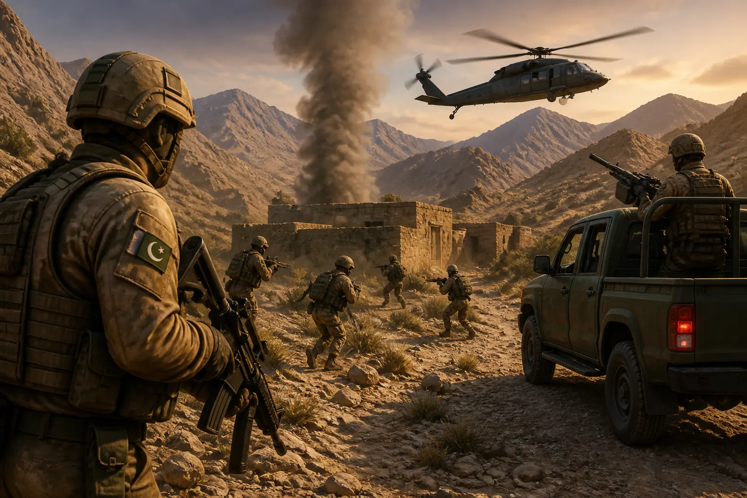 Security forces kill 10 terrorists in Khuzdar intelligence-based operation