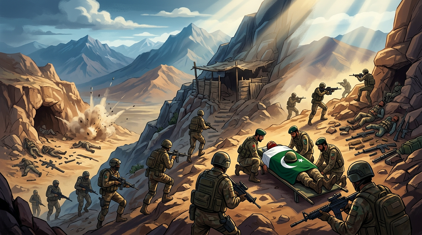 Security Forces Kill 12 Terrorists in Balochistan, North Waziristan Operations