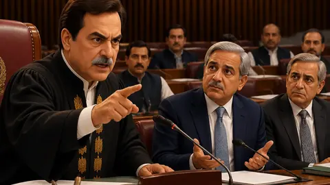 اس خبر کے لیے متحرک اداریاتی خاکہ: قومی اسمبلی: سوالات کے جواب نہ ملنے پر اسپیکر ایاز صادق برہم