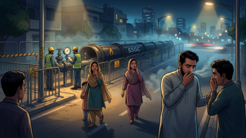 کراچی میں گیس کی بو: ایس ایس جی سی نے لیک ہونے کی تردید کی
