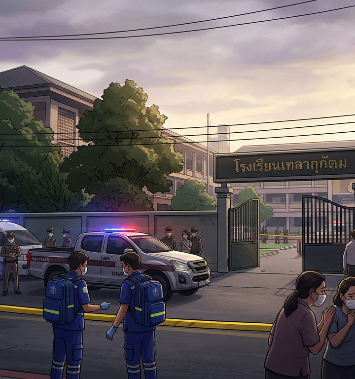 Bangkok School Shooting: 8 Dead, 14 Injured