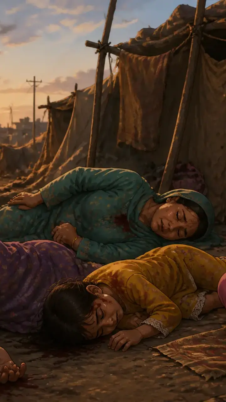 اس خبر کے لیے متحرک اداریاتی خاکہ: فیصل آباد: خانہ بدوش خاندان کے گھر پر فائرنگ، تین خواتین جاں بحق