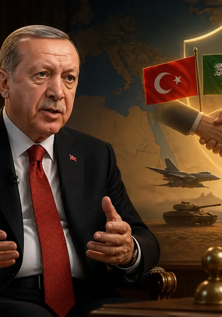 Animated editorial illustration for: Speculation grows over potential new members for Makkah Defense Pact