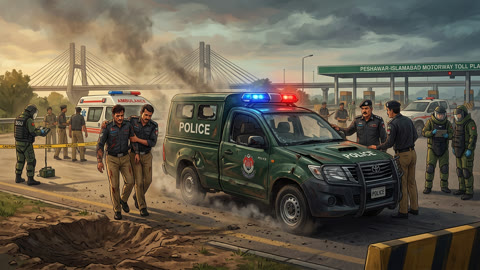 Police Van Targeted in Peshawar IED Attack, Two Officers Hurt