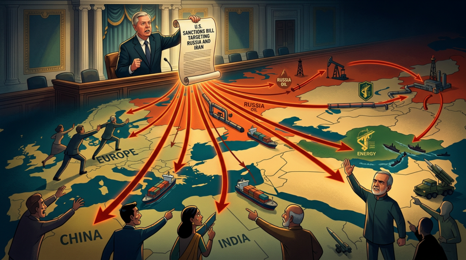 US Senate Passes New Sanctions Bill Targeting Russia and Iran