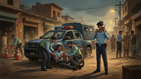 3 Traffic Policemen Martyred in Attack on Van in Tank, KP