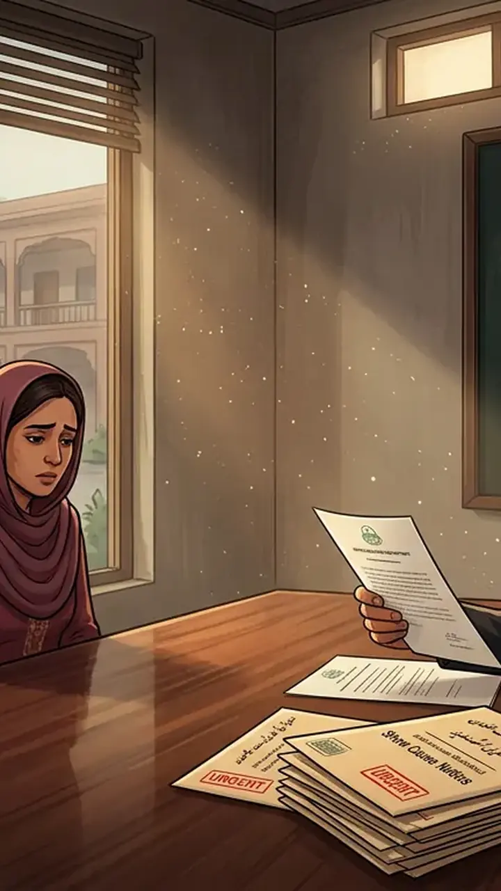 Animated editorial illustration for: Action Ordered Against Punjab Schools Over Poor 9th Grade Results