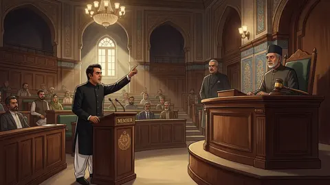 اس خبر کے لیے متحرک اداریاتی خاکہ: علی خورشیدی کا اسپیکر سندھ اسمبلی پر حکومتی دباؤ میں کام کرنے کا الزام