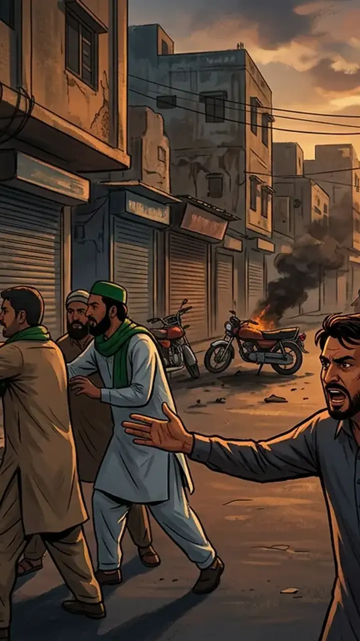 اس خبر کے لیے متحرک اداریاتی خاکہ: کراچی ہڑتال کے دوران تشدد اور گرفتاریوں کے بعد کارروائی کا مطالبہ