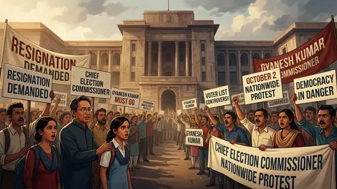 Cockroach Janata Party Demands Resignation of Indian Election Chief