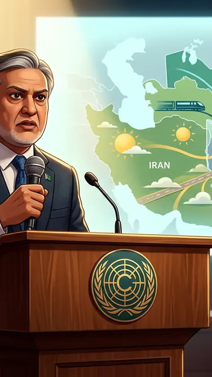 Animated editorial illustration for: Dar calls for practical measures to boost ECO trade, connectivity