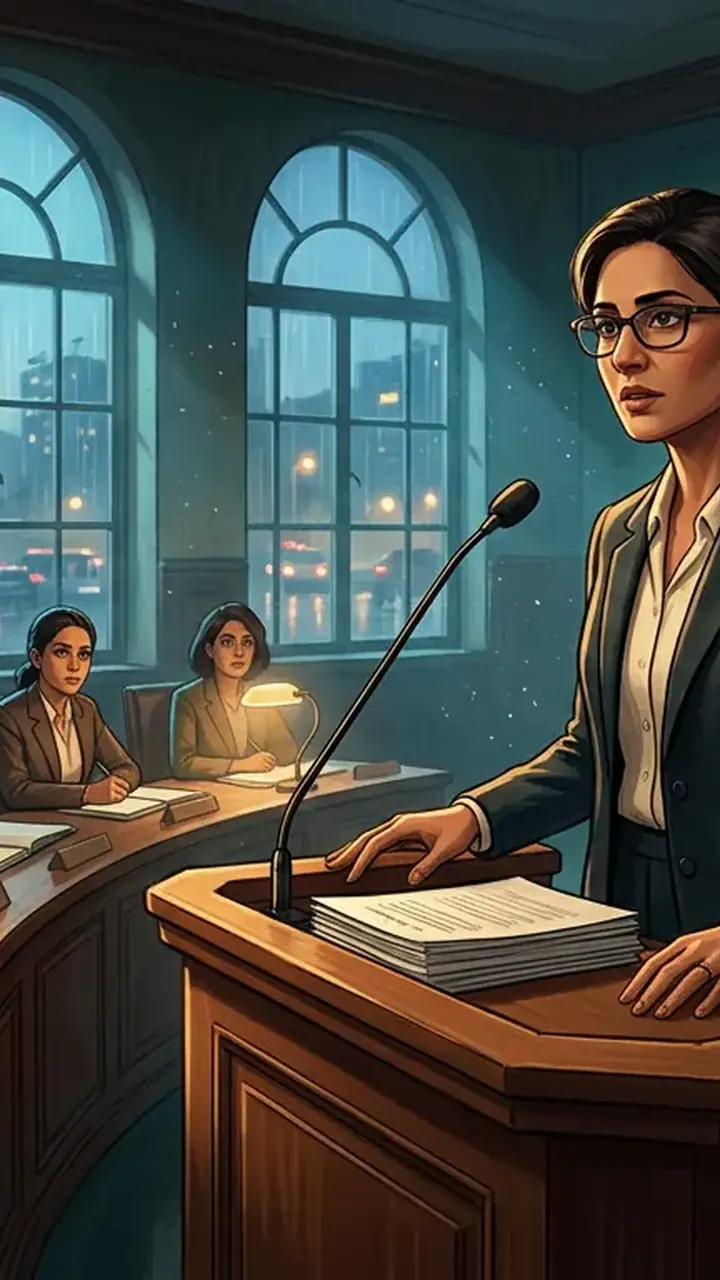 Animated editorial illustration for: Dr Samia tells commission of sample delays in Mir Raza case